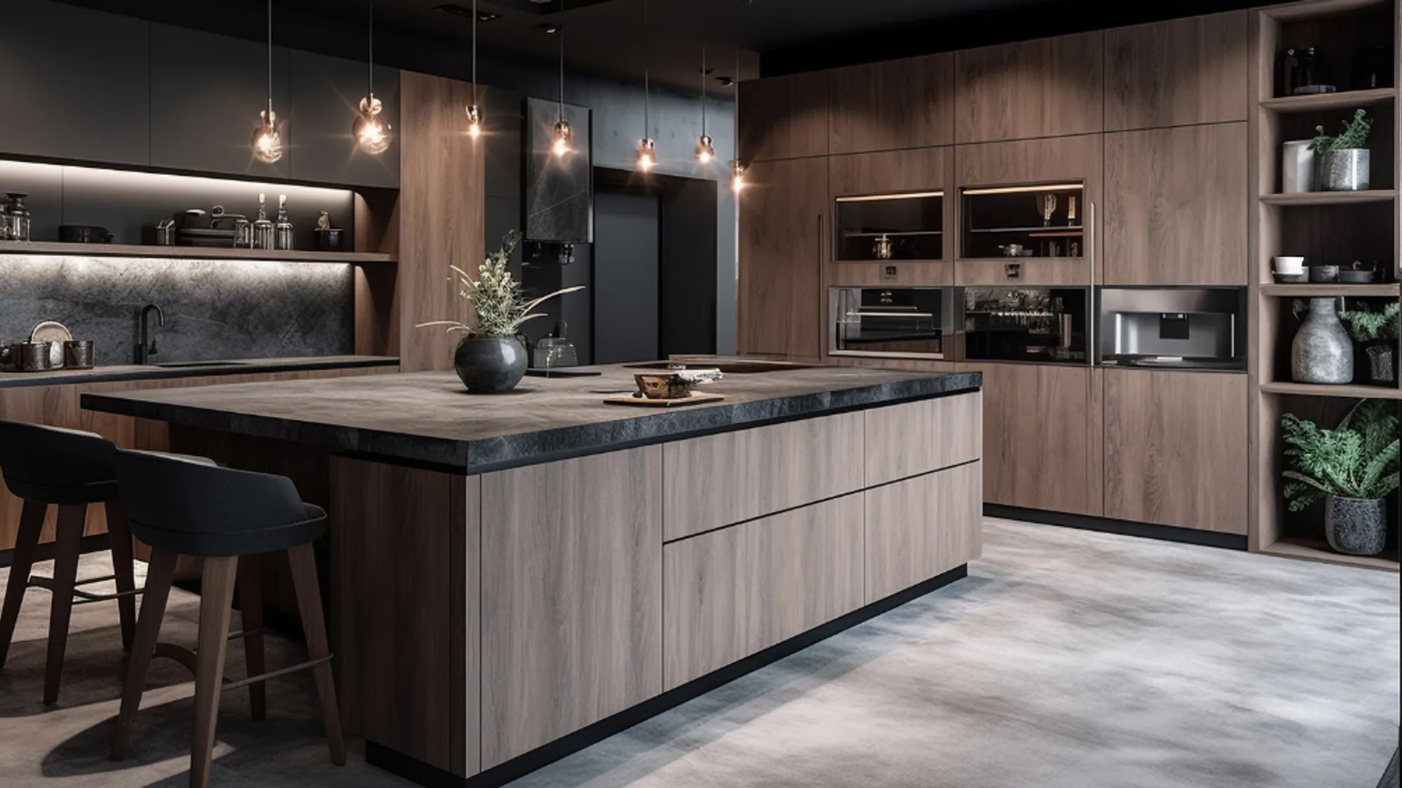 Apro Living modular kitchen with island