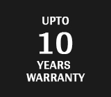 this is an image showing upto 10 years warranty by apro living